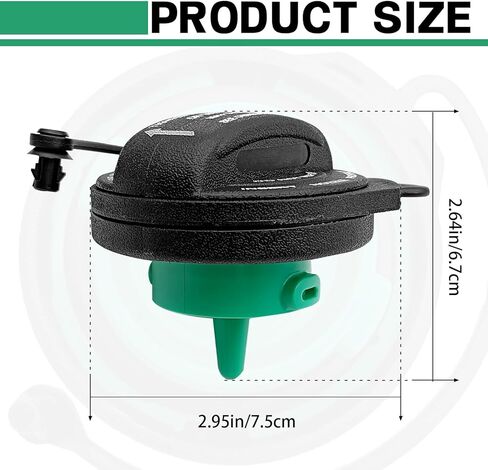 Gas Cap Fuel Cap Compatible with VW Golf 2015-2020, Jetta 2011-2020, Compatible with Audi A4 2009-2016, A5 2010-2014, S4 2010-2016 etc, Replace OE# 5C0201550T in Saudi Arabia