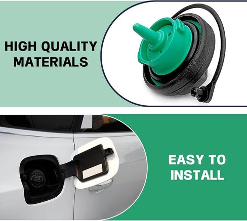 Gas Cap Fuel Cap Compatible with VW Golf 2015-2020, Jetta 2011-2020, Compatible with Audi A4 2009-2016, A5 2010-2014, S4 2010-2016 etc, Replace OE# 5C0201550T in Saudi Arabia