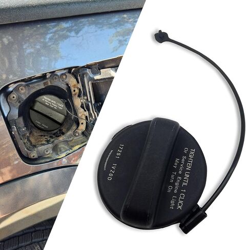 Fuel Tank Cap, High Temperature Resistant Leak-proof Sealing Cover 17251-3JA0A 17251-1VZ0D, Tight-fitting Fuel Filler Dust Cap with Rubber Ring, Compatible with Nissan Infiniti (Black) in Kuwait