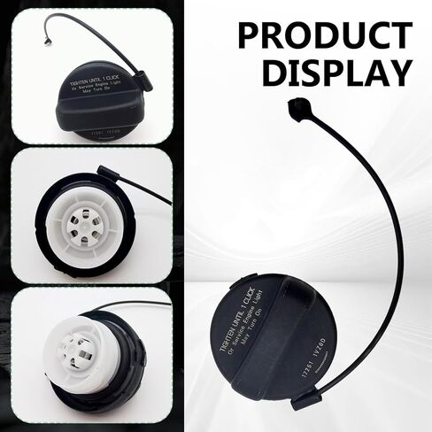 Fuel Tank Cap, High Temperature Resistant Leak-proof Sealing Cover 17251-3JA0A 17251-1VZ0D, Tight-fitting Fuel Filler Dust Cap with Rubber Ring, Compatible with Nissan Infiniti (Black) in Kuwait