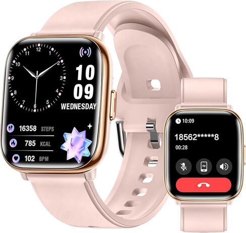 Smartwatch for Women, 1.75" AMOLED Smart Watch with Bluetooth Call (Make/Answer), AI Da GPT, Fitness Tracker with BP Heart Rate Monitor, Reloj Inteligente para Mujer for iPhone Android in Saudi Arabia