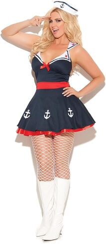 زي فستان بحار أهوي مثير بمقاس كبير من ميسوتيكا in Kuwait