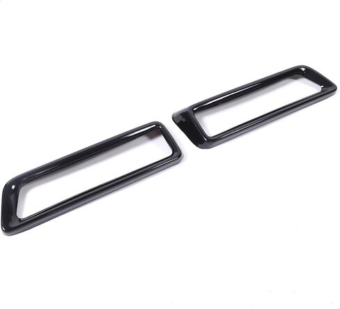 Car Exterior Exhaust Pipe Mufflers Cover Rear Bumper Cylinder Exhaust Pipe Cover Decorate Compatible with Cadillac Escalade 2021-2024 Tail Throat Trim Accessories (Black) in Saudi Arabia
