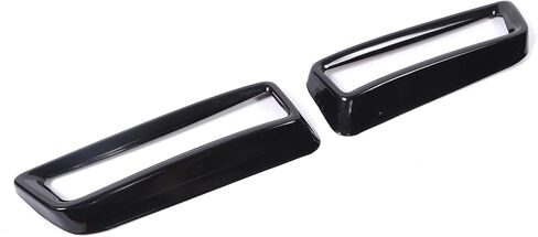 Car Exterior Exhaust Pipe Mufflers Cover Rear Bumper Cylinder Exhaust Pipe Cover Decorate Compatible with Cadillac Escalade 2021-2024 Tail Throat Trim Accessories (Black) in Saudi Arabia