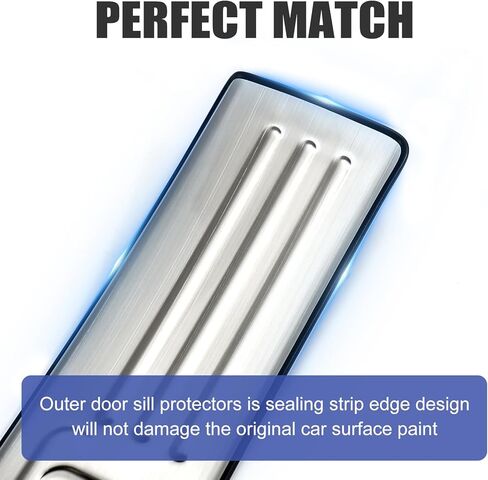 واقي عتبة الباب OSNLEW لسيارة تويوتا هايلاندر 2020-2026 واقي عتبة الباب in Kuwait