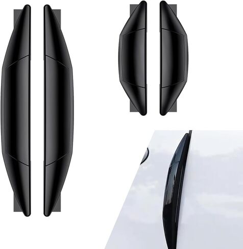 4PCS Car Door Side Edge Protection Guard, Anti-collision Vehicle Door Protector, for Scratch Protectors for Car Doors Rearview Mirrors Bumpers (Transparent) in Saudi Arabia