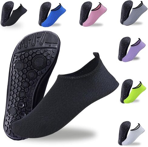 Water Shoes for Men Women Quick Draining Non-Slip Aqua Socks for Beach Swim in Saudi Arabia