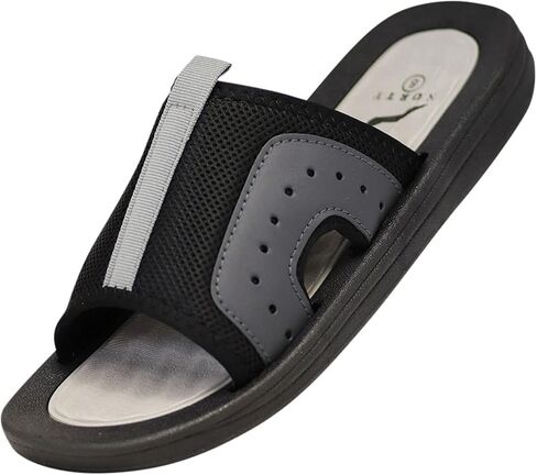 NORTY Men’s Slides Sandal Sport Sandals Open Toe Slip on Indoor Outdoor Shoes, Runs One Size Small in Saudi Arabia