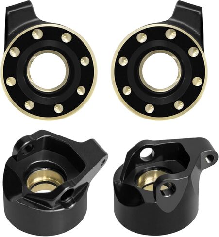 Upgrades Brass Steering Knuckles + Brass Rear Hub Weight for 1/30 Axial SCX30 RC Crawler Upgrades in Kuwait