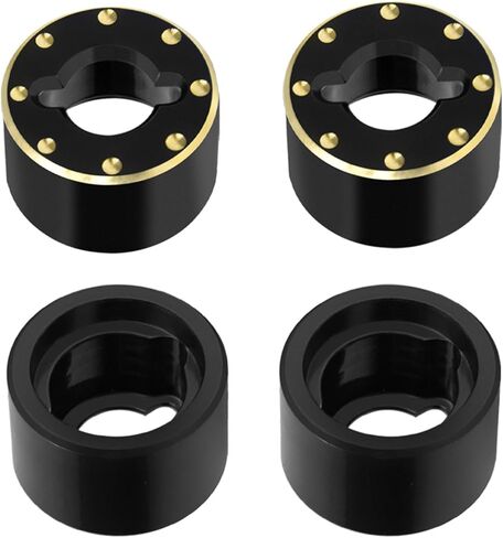Upgrades Brass Steering Knuckles + Brass Rear Hub Weight for 1/30 Axial SCX30 RC Crawler Upgrades in Kuwait