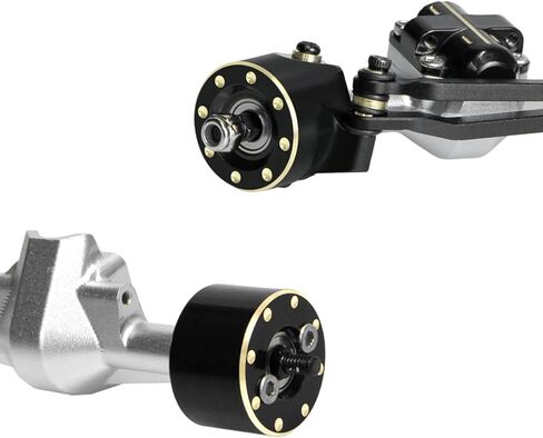 Upgrades Brass Steering Knuckles + Brass Rear Hub Weight for 1/30 Axial SCX30 RC Crawler Upgrades in Kuwait