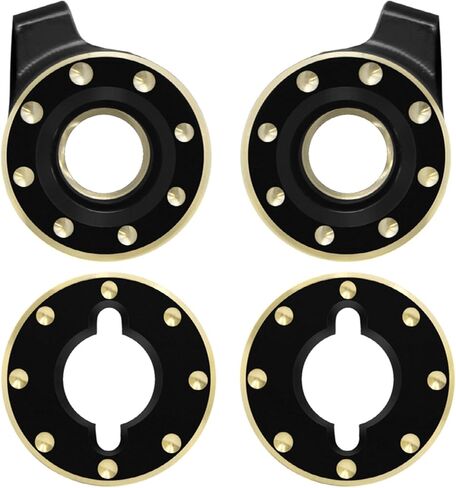 Upgrades Brass Steering Knuckles + Brass Rear Hub Weight for 1/30 Axial SCX30 RC Crawler Upgrades in Kuwait