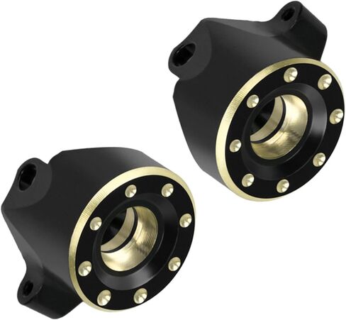Upgrades Brass Steering Knuckles + Brass Rear Hub Weight for 1/30 Axial SCX30 RC Crawler Upgrades in Kuwait