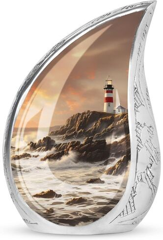 منارة الجرار لرماد بشري للبالغين من الذكور والنساء، جرة جنازة كبيرة لرماد الإنسان للبالغين من الإناث والرجال، رماد تذكاري مزخرف 10 بوصة in Kuwait