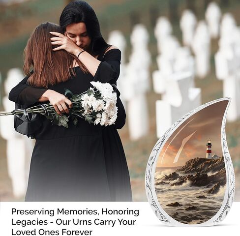 منارة الجرار لرماد بشري للبالغين من الذكور والنساء، جرة جنازة كبيرة لرماد الإنسان للبالغين من الإناث والرجال، رماد تذكاري مزخرف 10 بوصة in Kuwait