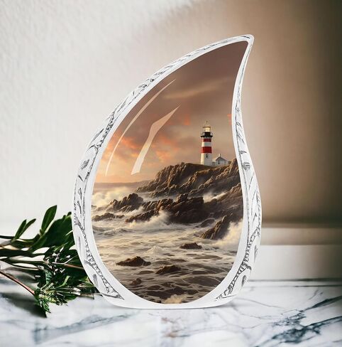 منارة الجرار لرماد بشري للبالغين من الذكور والنساء، جرة جنازة كبيرة لرماد الإنسان للبالغين من الإناث والرجال، رماد تذكاري مزخرف 10 بوصة in Kuwait