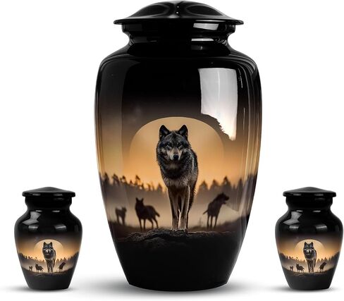 Bull Urn for Ashes for Women & Men, Large Decorative Urns for Human Ashes Adult Male Dad, Funeral Cremation Urns for Women, Ash Ash Holders for Human - 10" Large 1 Pc in Saudi Arabia