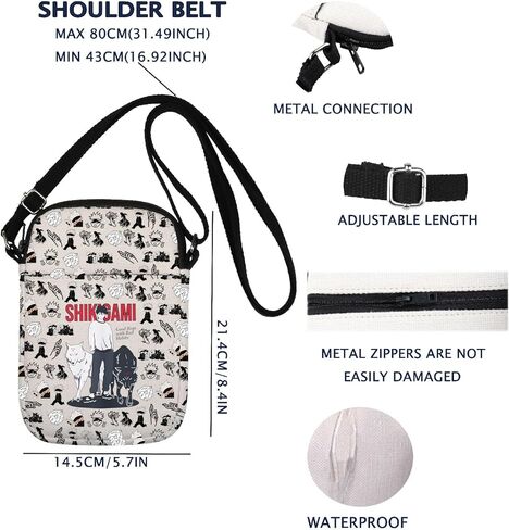 VAMSII JJK Inspired Crossbody Bag Japanese Anime Lover Merch JJK Fans Gift in Saudi Arabia