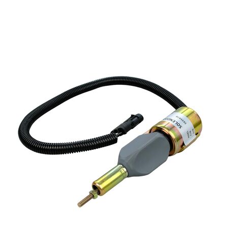 3935432 24 فولت صمام الملف اللولبي إيقاف إيقاف الوقود مناسب لمحركات الكمون 4BT 6BT 6CT 5.9L محركات هيونداي R220-5 R210-3 كوماتسو استبدال 3935430 SA-4755-24 SA-4756-24 in Kuwait