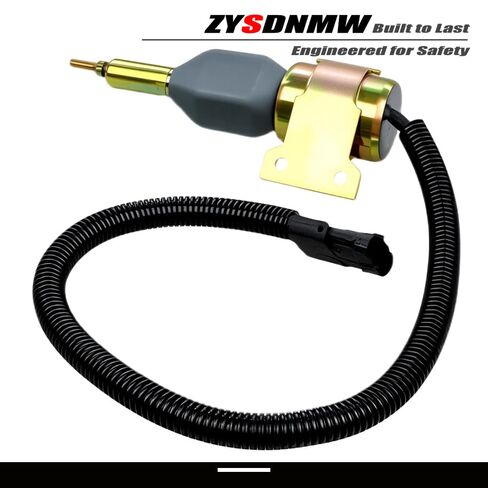 3935432 24 فولت صمام الملف اللولبي إيقاف إيقاف الوقود مناسب لمحركات الكمون 4BT 6BT 6CT 5.9L محركات هيونداي R220-5 R210-3 كوماتسو استبدال 3935430 SA-4755-24 SA-4756-24 in Kuwait