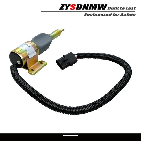 3935432 24 فولت صمام الملف اللولبي إيقاف إيقاف الوقود مناسب لمحركات الكمون 4BT 6BT 6CT 5.9L محركات هيونداي R220-5 R210-3 كوماتسو استبدال 3935430 SA-4755-24 SA-4756-24 in Kuwait