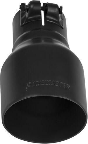 Flowmaster 15396B Exhaust Tip 4 Inch Angle Cut Black Ceramic Coated 304 Stainless Steel Fits 2.5 Inch Tubing 7 Inch Long - Clamp On in Saudi Arabia