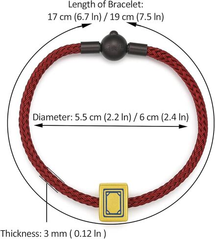 24K Solid Gold Bracelet, Real Pure Gold Jewelry Charm Bracelet Fashion Chinese Mahjong Chain for Women Men Girlfriend in Saudi Arabia