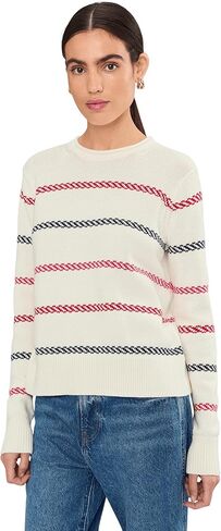 Vineyard Vines Women's Katie Cotton Multi Stripe Sweater in Saudi Arabia