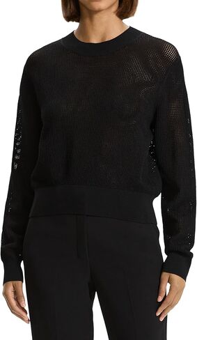 Theory Women's Pointelle Pullover Sweater in Saudi Arabia