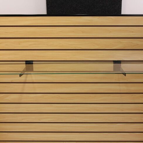 SSWBasics Tempered Glass Shelf - 10"W x 48"L x 3/16" - Set of 2 - Durable Glass Panels - Sleek Glass Shelves for Home, Kitchen, Bathroom, Retail, Thrift, and Boutique Use in Saudi Arabia