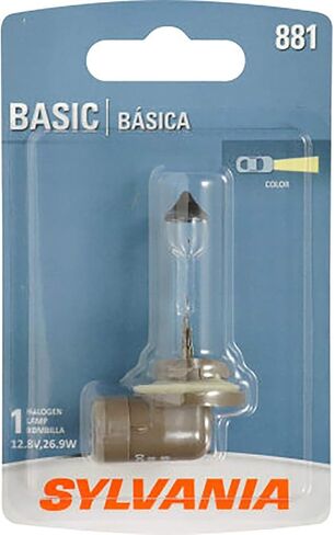 سيلفانيا - 881 Basic - لمبة هالوجين للضباب، المنعطفات، وأضواء النهار (تحتوي على لمبة واحدة) in Saudi Arabia