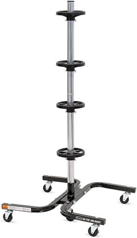 Eastwood Rolling Wheel Storage and Tire Rack Tree Dolly | Heavy Duty Tires Shelving & Rolling Tire Stand Organizer for Garage and Workshops | Holds 4 Wheels up to 275 lbs Weight Capacity in Saudi Arabia