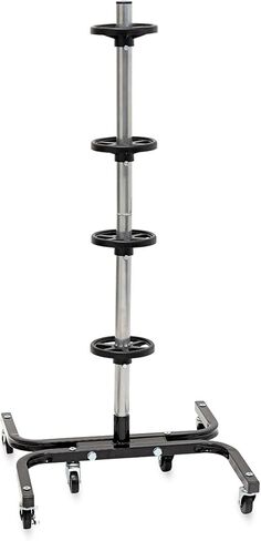 Eastwood Rolling Wheel Storage and Tire Rack Tree Dolly | Heavy Duty Tires Shelving & Rolling Tire Stand Organizer for Garage and Workshops | Holds 4 Wheels up to 275 lbs Weight Capacity in Saudi Arabia