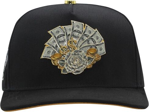 – FT160 – قبعة Snapback الأصلية – قبعة بيسبول سائق الشاحنة – تصميم مطرز بمروحة المال قابل للتعديل – أسود in Kuwait