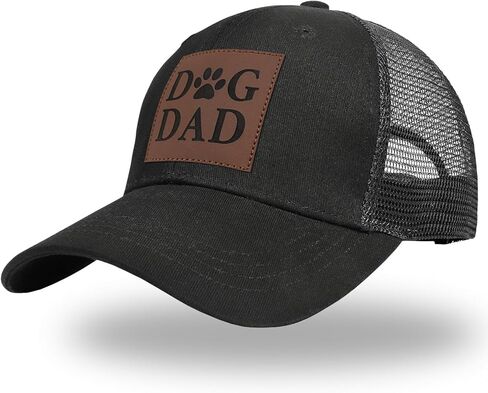 Best Dog Dad Ever Hat Dog Dad Gifts for Men Women Black Baseball Cap in Kuwait