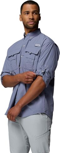 Columbia Men's PFG Bahama II Long Sleeve Fishing Shirt, New Moon, Large in Saudi Arabia