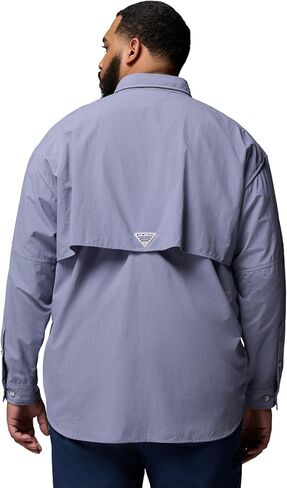 Columbia Men's PFG Bahama II Long Sleeve Fishing Shirt, New Moon, Large in Saudi Arabia