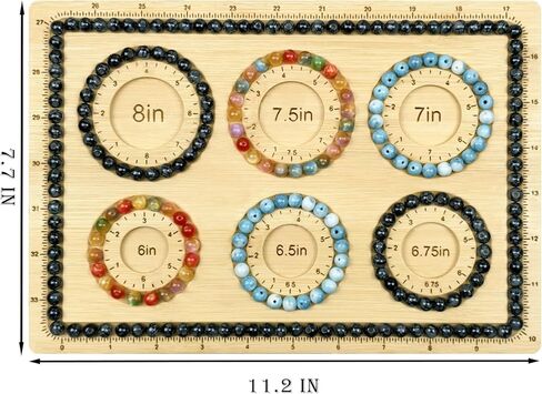 لوحات خرز بيتويسوسو لصنع المجوهرات، لوحة خرز من الخيزران لصنع أساور المجوهرات، لوحة خرز السوار، لوحة خرز السوار للسوار، مستلزمات صناعة المجوهرات، القلائد، صغيرة الحجم بنفسك in Kuwait
