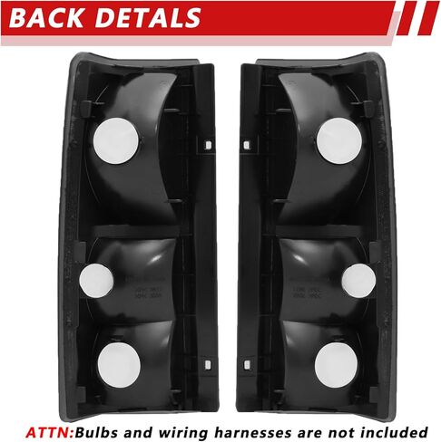 Tail Light Assembly Compatible With 1985-2005 Chevy Astro/GMC Safari Driver and Passenger Side Rear Lamps Pair GM2800113 GM2801112 | 5978023 5978024 in Kuwait