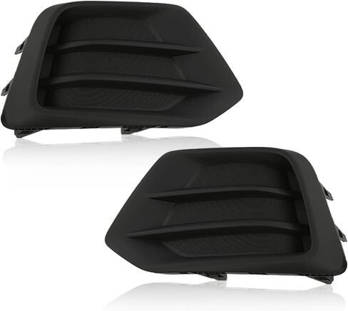 زوج أغطية مصابيح الضباب باللون البرتقالي الكبير، متوافق مع Volkswagen Golf 2010-2014، VW1039118 VW1038118، قطعتان من غطاء مصباح الضباب الأسود من جانب السائق والراكب in Saudi Arabia