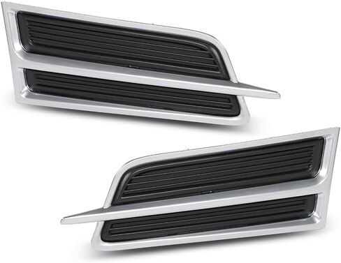 زوج أغطية مصابيح الضباب باللون البرتقالي الكبير، متوافق مع Volkswagen Golf 2010-2014، VW1039118 VW1038118، قطعتان من غطاء مصباح الضباب الأسود من جانب السائق والراكب in Saudi Arabia