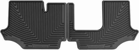 سجادات أرضية WeatherTech مناسبة لجميع الأحوال الجوية لسيارة VW Atlas الصف الثالث (W658)، أسود in Kuwait