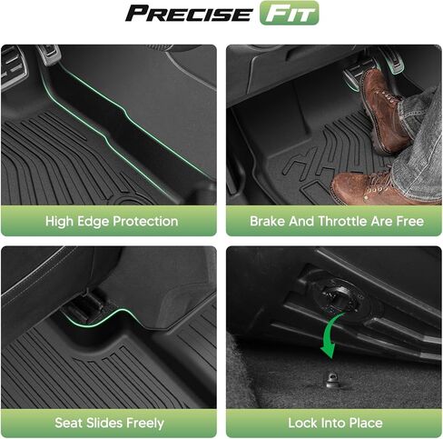 Escape Floor Mats - Car Mats for Ford Escape 2009-2012, Mazda Tribute & 2009-2011 Mercury Mariner, All Weather Floor Mats and Cargo Liner for Escape Accessories, Heavy Duty Rubber Mats in Saudi Arabia