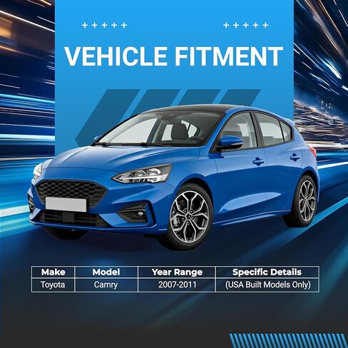 Front Suspension Control Arm Kit Compatible with 2007-2011 Toyota Camry Lower Control Arm, Outer and Inner Tie Rod Ends, Sway Bar Links in Kuwait