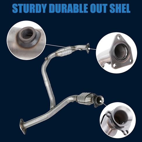 Catalytic Converter Compatible with 2007-2008 Avalanche, Suburban, Yukon XL 1500, 2007-2010 Sierra 1500, 4.3/4.8/5.3/6.0L, 645459, 50450, OPCG4052A, 776426, 776368, Manifold Catalytic Converter in Kuwait