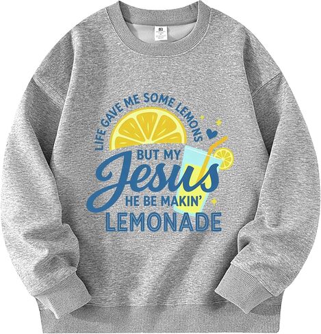 Life Gave Me Lemons But My Jesus Makes Lemonade Sweatshirt in Saudi Arabia