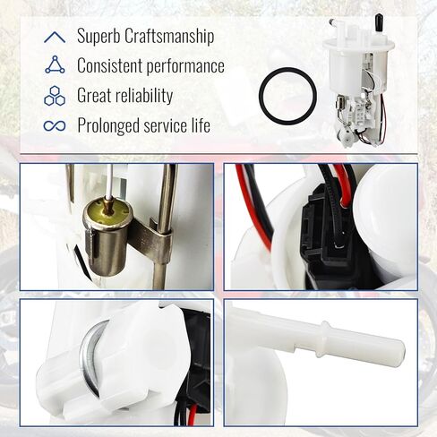 5PW-13907-05-00 مجموعة وحدة مضخة الوقود مع ختم متوافق مع Yamaha YZF-R1 2002-2006 متوافق مع Yamaha YZF-R6S 2006-2009 متوافق مع YZF-R6 2003-2005 استبدال # 19B-24486-01-00 in Kuwait