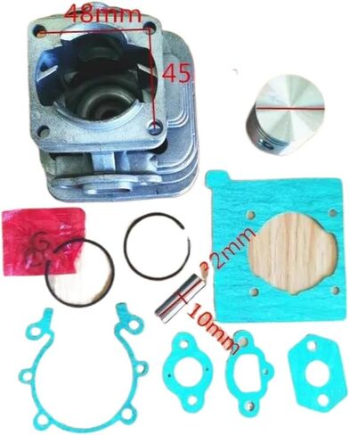 Cylinder Kit With Full Gasket 38mm Fits OM EMAK 436 36 37 OM36 OM38 Zylinder With Piston Ring Pin Clips in Kuwait