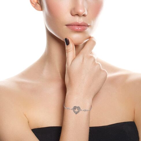 Horse Bracelet Celtic Horse Bracelets for Women Sterling silver Celtic Knot Triquetra Equestrian Jewelry Horses Lover Gifts in Kuwait