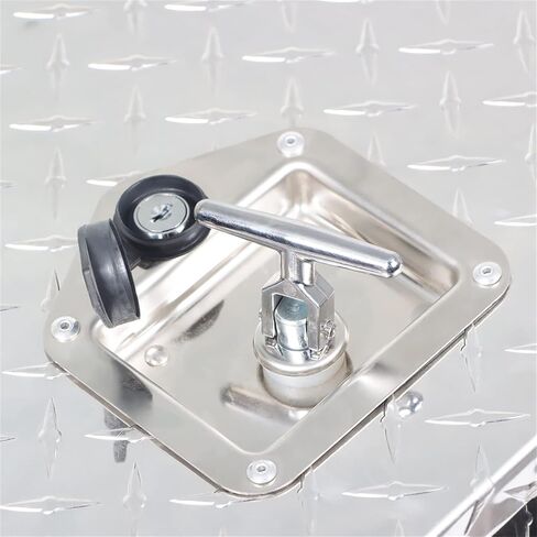 labwork 18 Inch Silver Aluminum Diamond Plate Tool Box Organizer With Lock Key in Kuwait